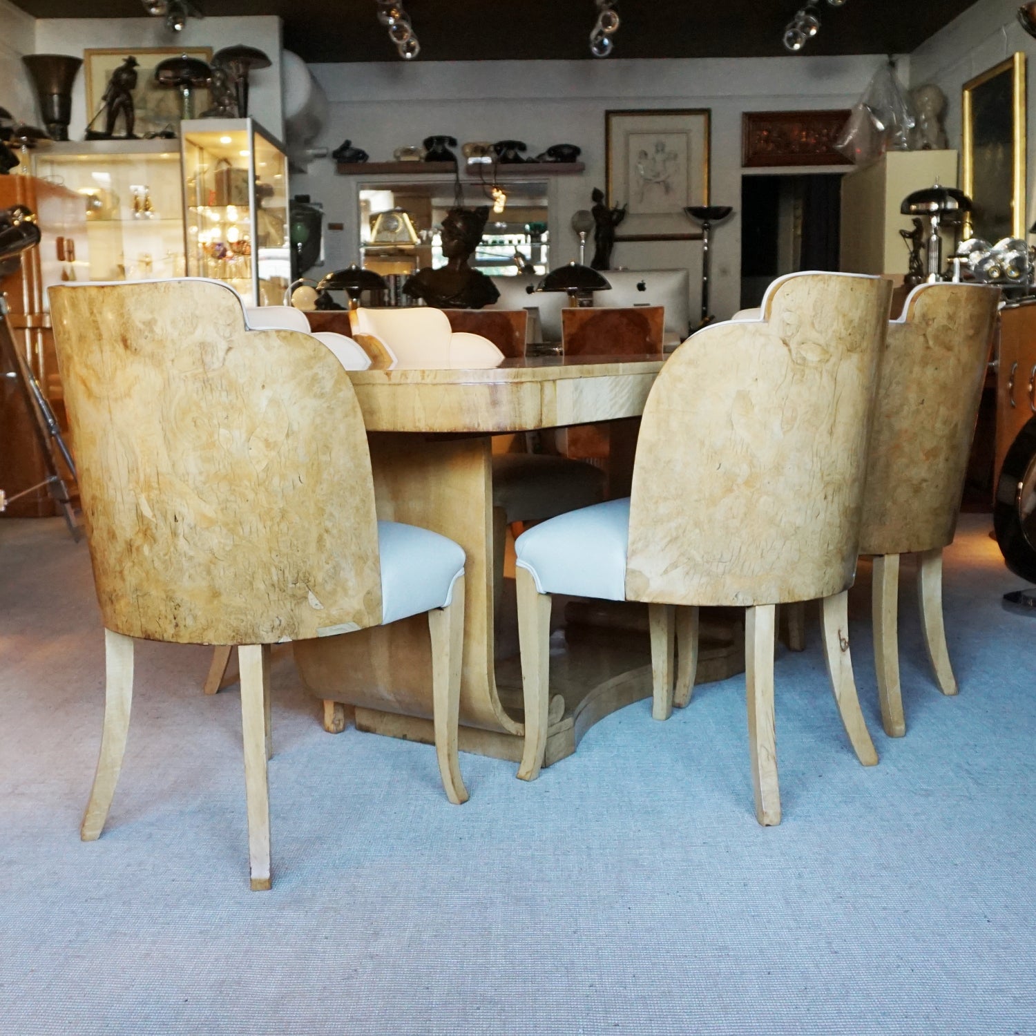 Art Deco 6 Seat Dining Suite by Harry & Lou Epstein -Jeroen Markies Art Deco