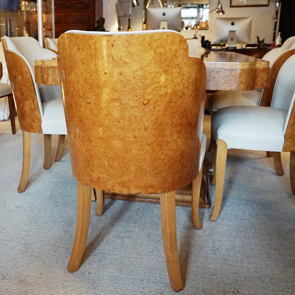 Art Deco 6 Seat Dining Suite by Harry & Lou Epstein English, Circa 1930  Jeroen Markies Art Deco