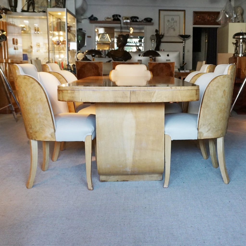 Art Deco 6 Seat Dining Suite by Harry & Lou Epstein -Jeroen Markies Art Deco
