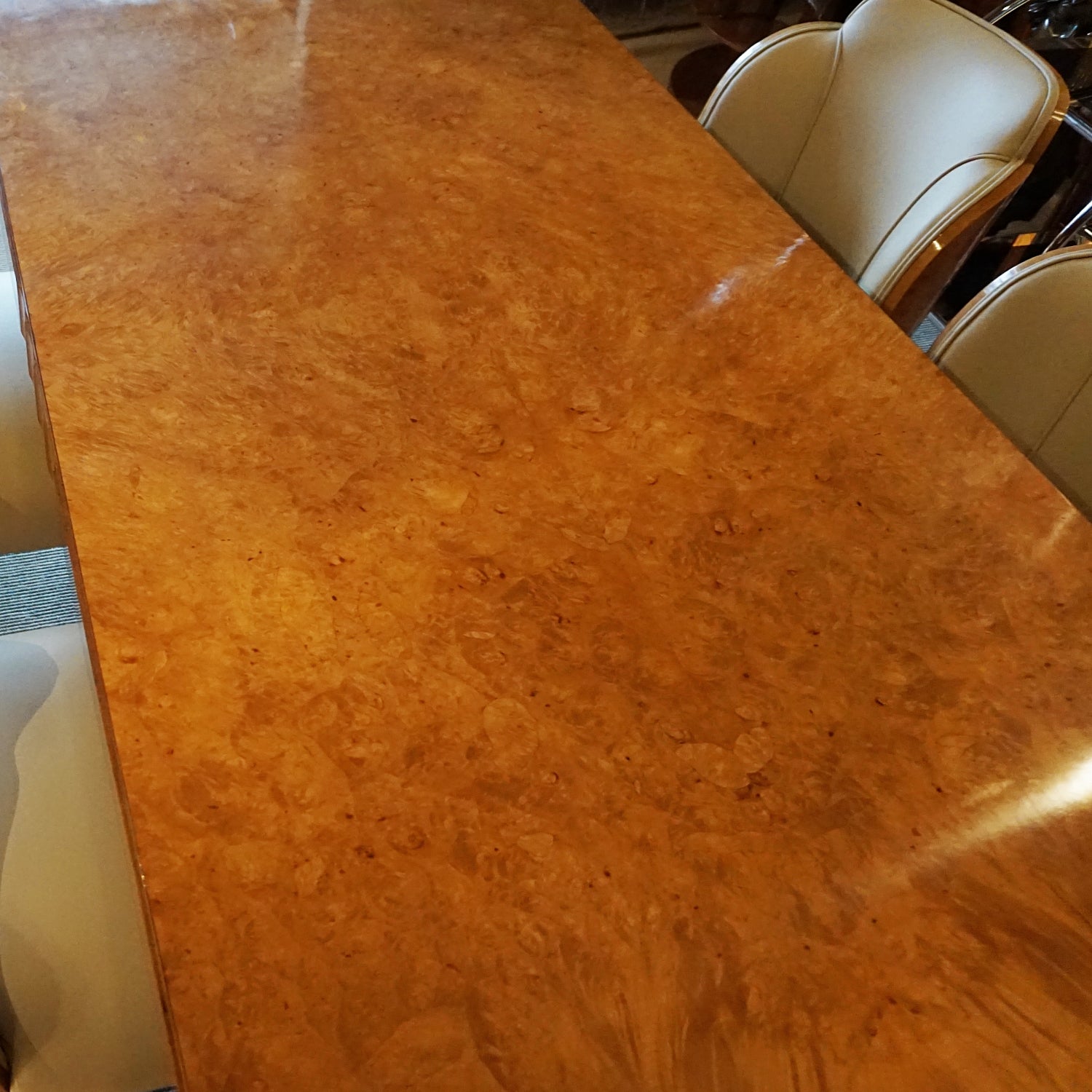 Art Deco 6 Seat Dining Suite by Harry & Lou Epstein English, Circa 1930  Jeroen Markies Art Deco