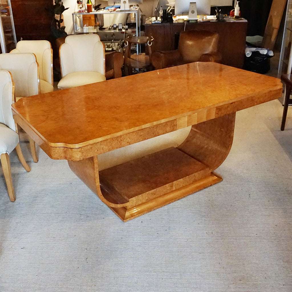 Art Deco 6 Seat Dining Suite by Harry & Lou Epstein English, Circa 1930  Jeroen Markies Art Deco