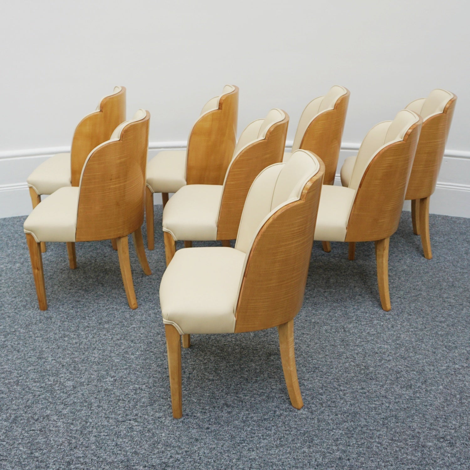 Art Deco Eight Seat Dining Suite 8 seater dining suite by Harry & Lou Epstein Art Deco Original - Jeroen Markies Art Deco