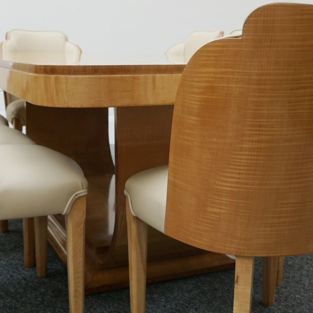 Art Deco Eight Seat Dining Suite 8 seater dining suite by Harry & Lou Epstein Art Deco Original - Jeroen Markies Art Deco