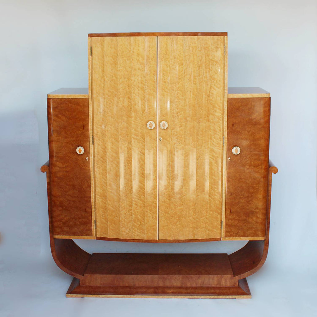 Harry & Lou Epstein Art Deco Cocktail Cabinet - Vintage Cocktail Cabinets -  Jeroen Markies Art Deco 