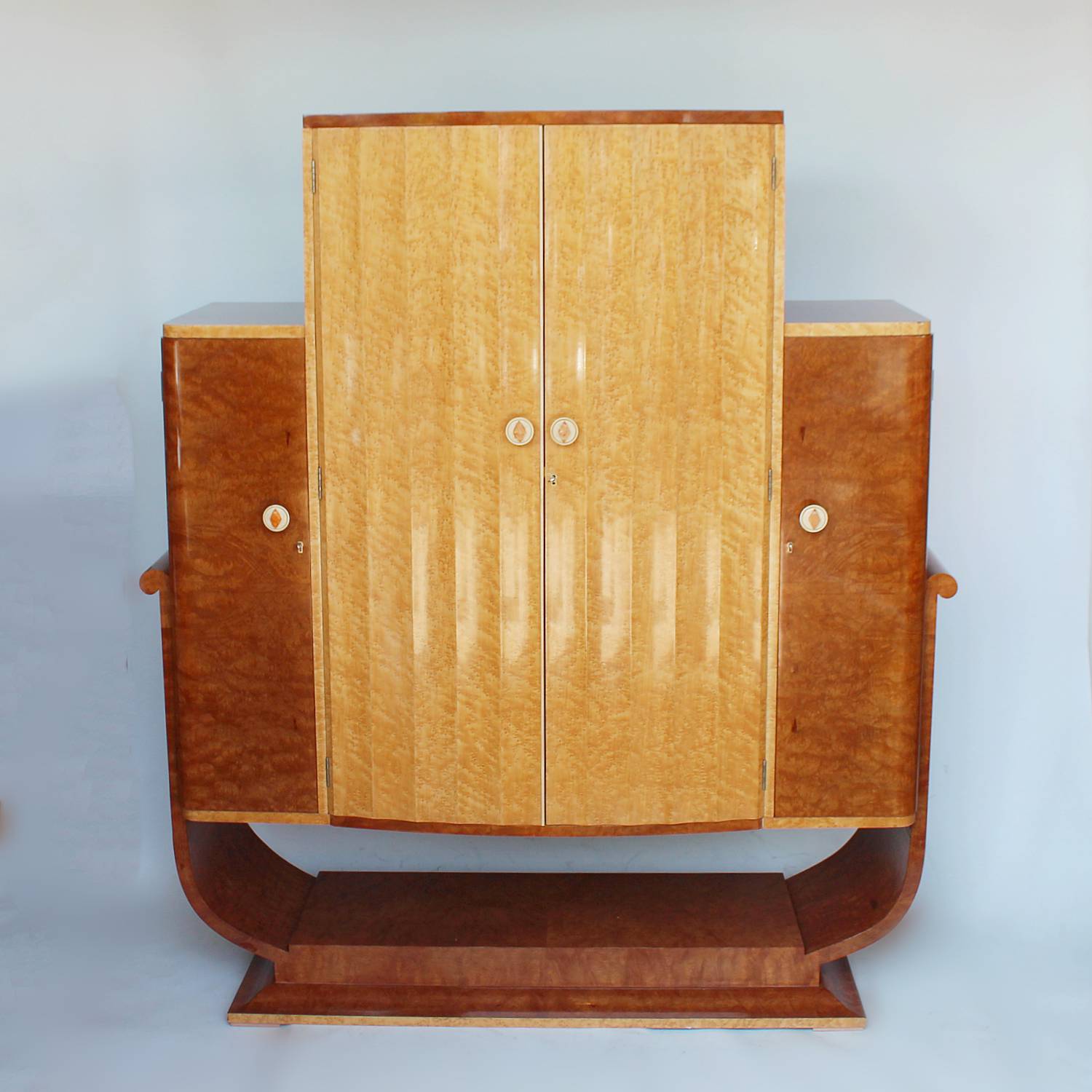 Harry & Lou Epstein Art Deco Cocktail Cabinet - Vintage Cocktail Cabinets -  Jeroen Markies Art Deco 