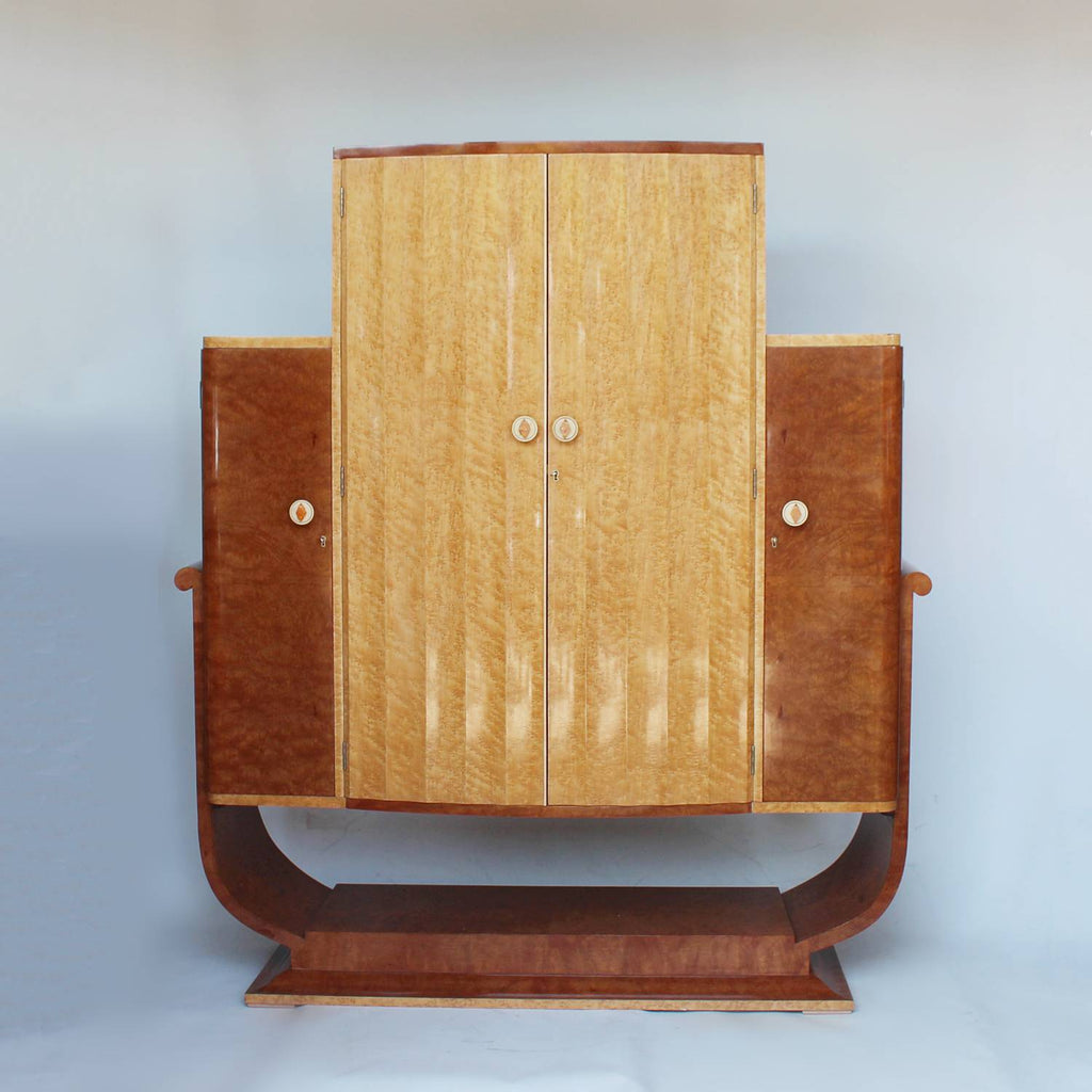 Harry & Lou Epstein Art Deco Cocktail Cabinet - Vintage Cocktail Cabinets -  Jeroen Markies Art Deco 
