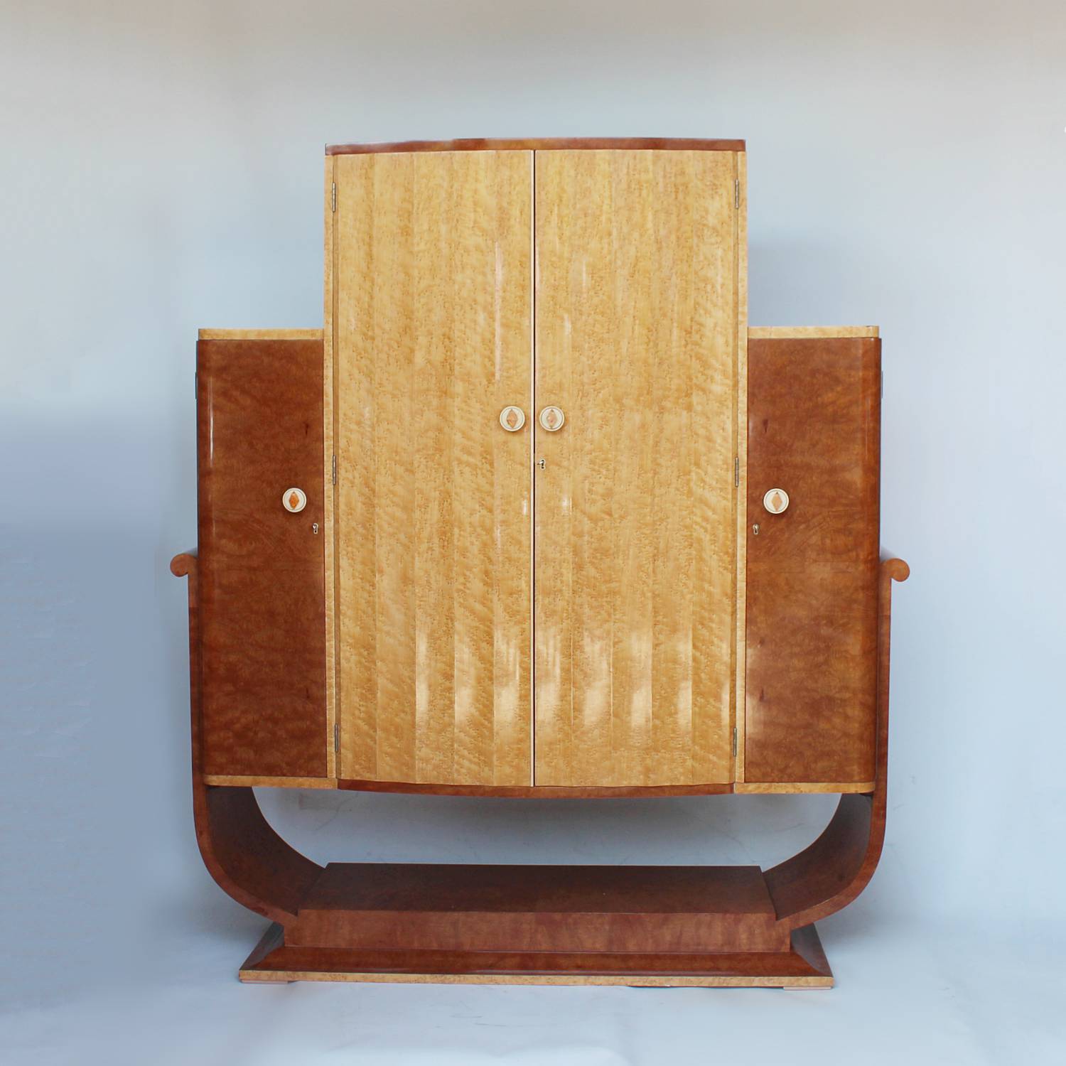 Harry & Lou Epstein Art Deco Cocktail Cabinet - Vintage Cocktail Cabinets -  Jeroen Markies Art Deco 