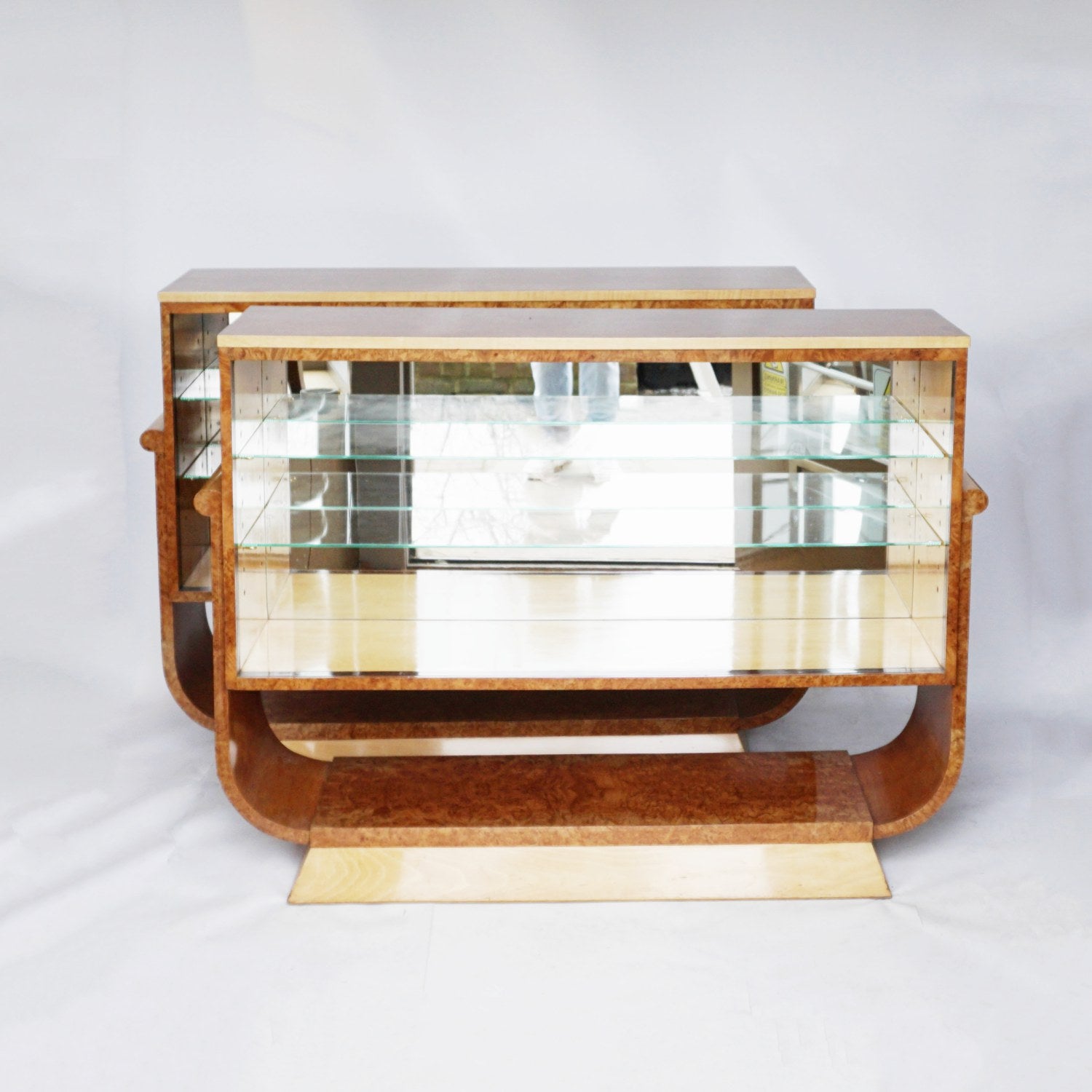 Pair of Art Deco Bookcases by Harry & Lou Epstein