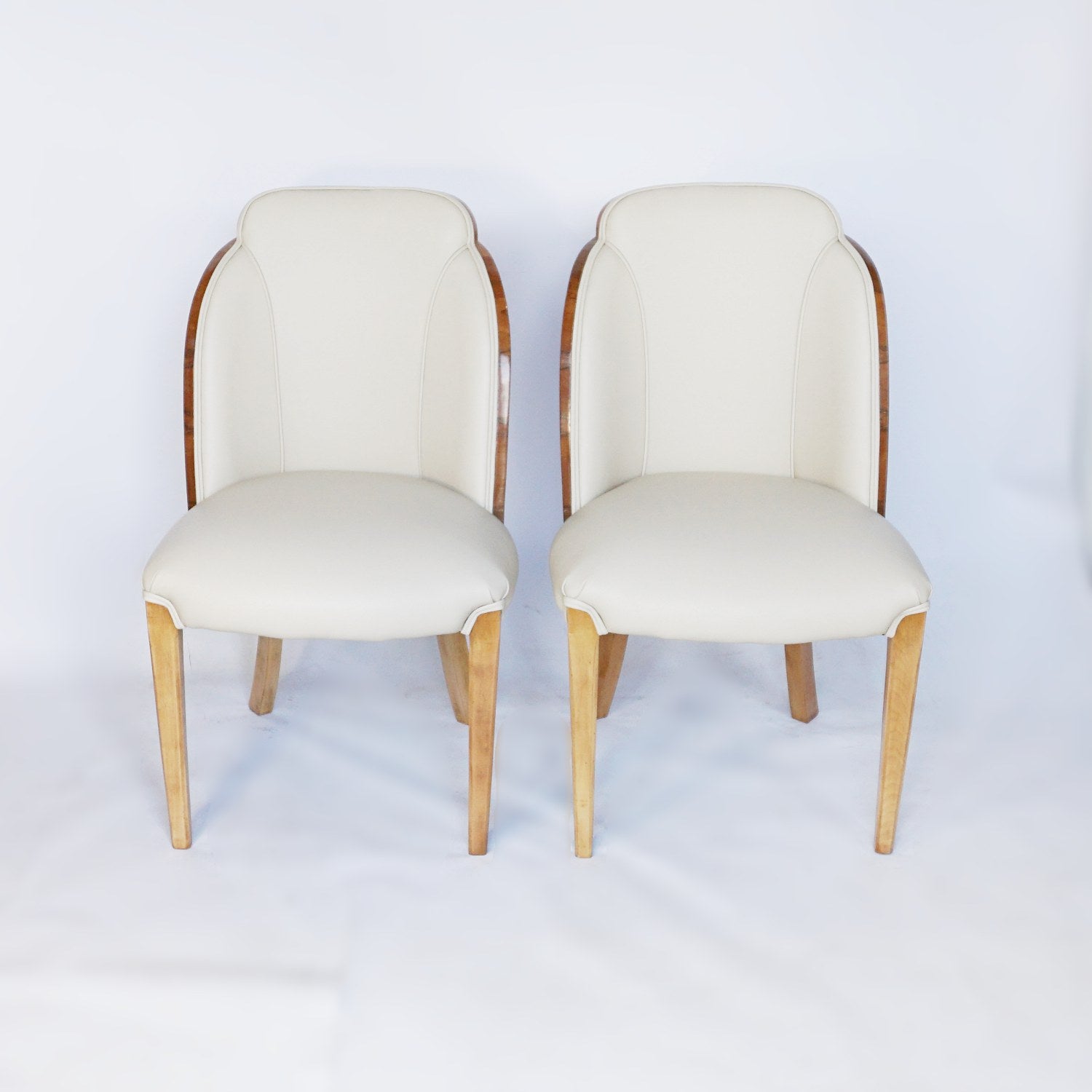 Pair of Harry & Lou Epstein Art Deco Cloud Chairs Jeroen Markies Art Deco 