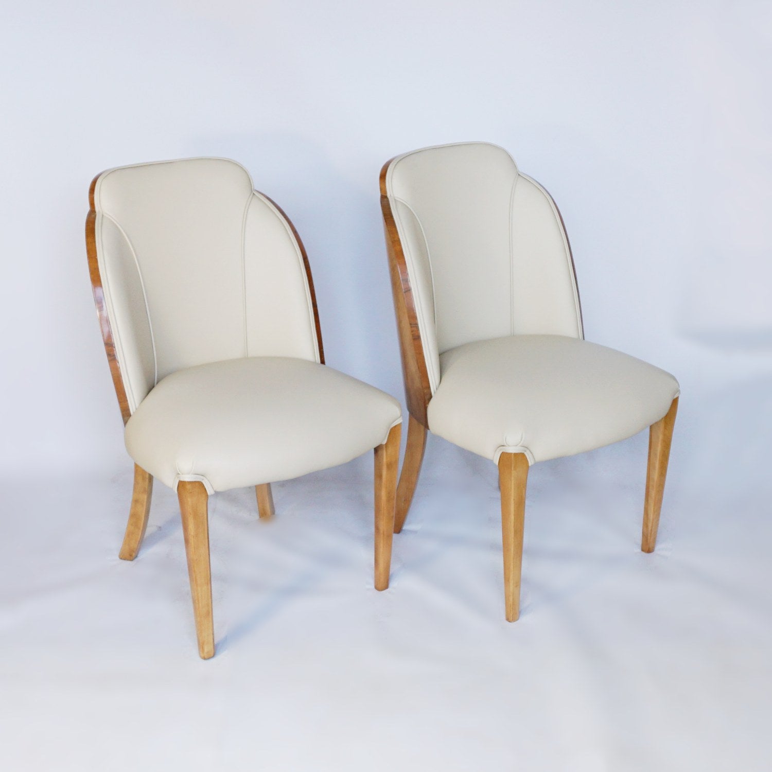 Pair of Harry & Lou Epstein Art Deco Cloud Chairs Jeroen Markies Art Deco 