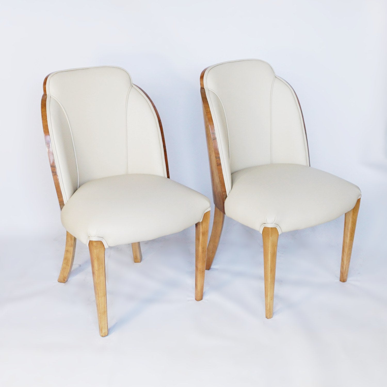 Pair of Harry & Lou Epstein Art Deco Cloud Chairs Jeroen Markies Art Deco 