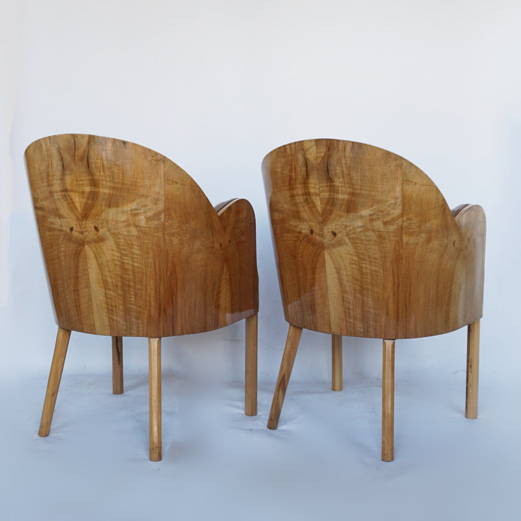 An Original Vintage Art Deco Pair of Armchairs by Harry & Lou Epstein - Jeroen Markies Art Deco 