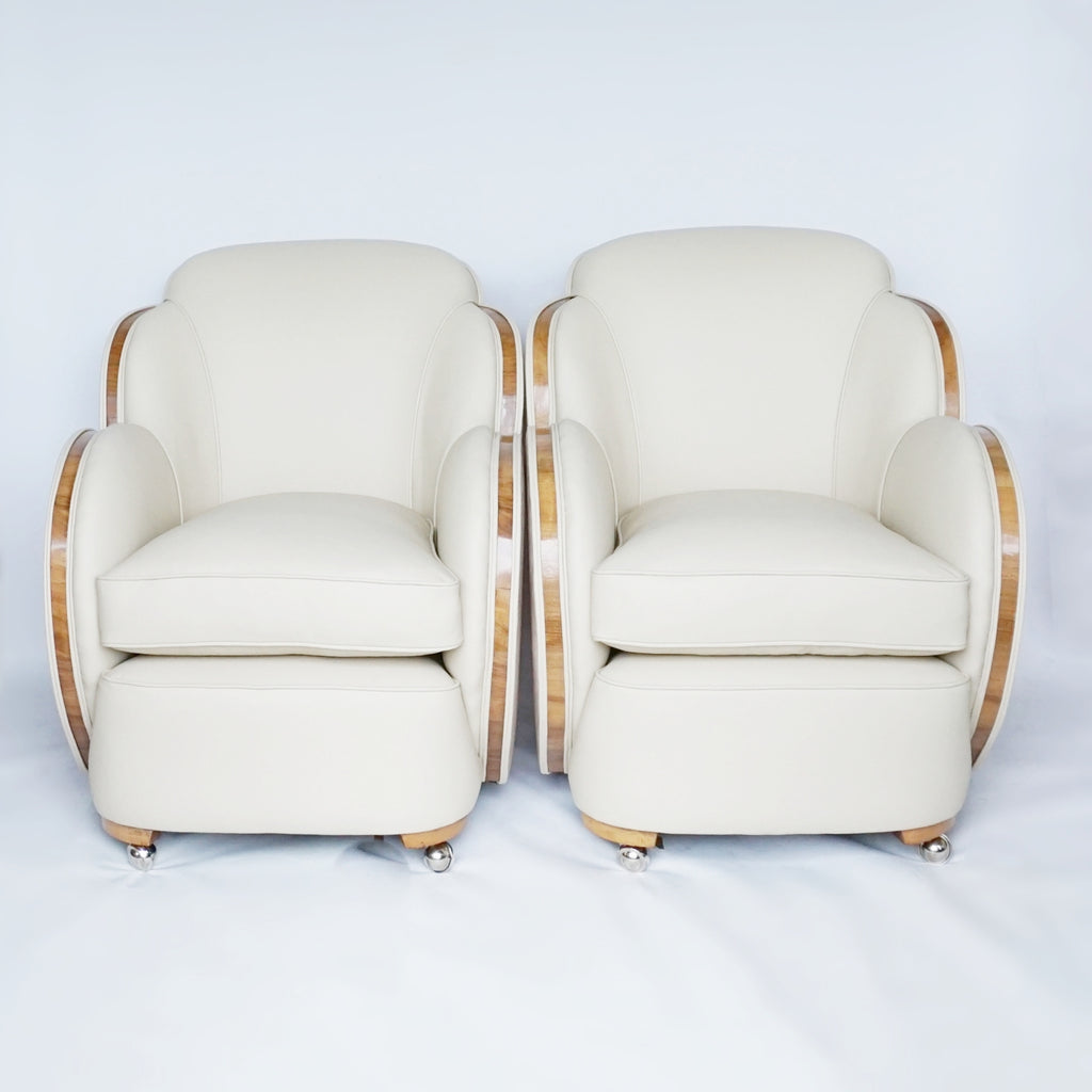 Art Deco Cloud Chairs by Harry & Lou Epstein - Art Deco Chairs - Jeroen Markies Art Deco