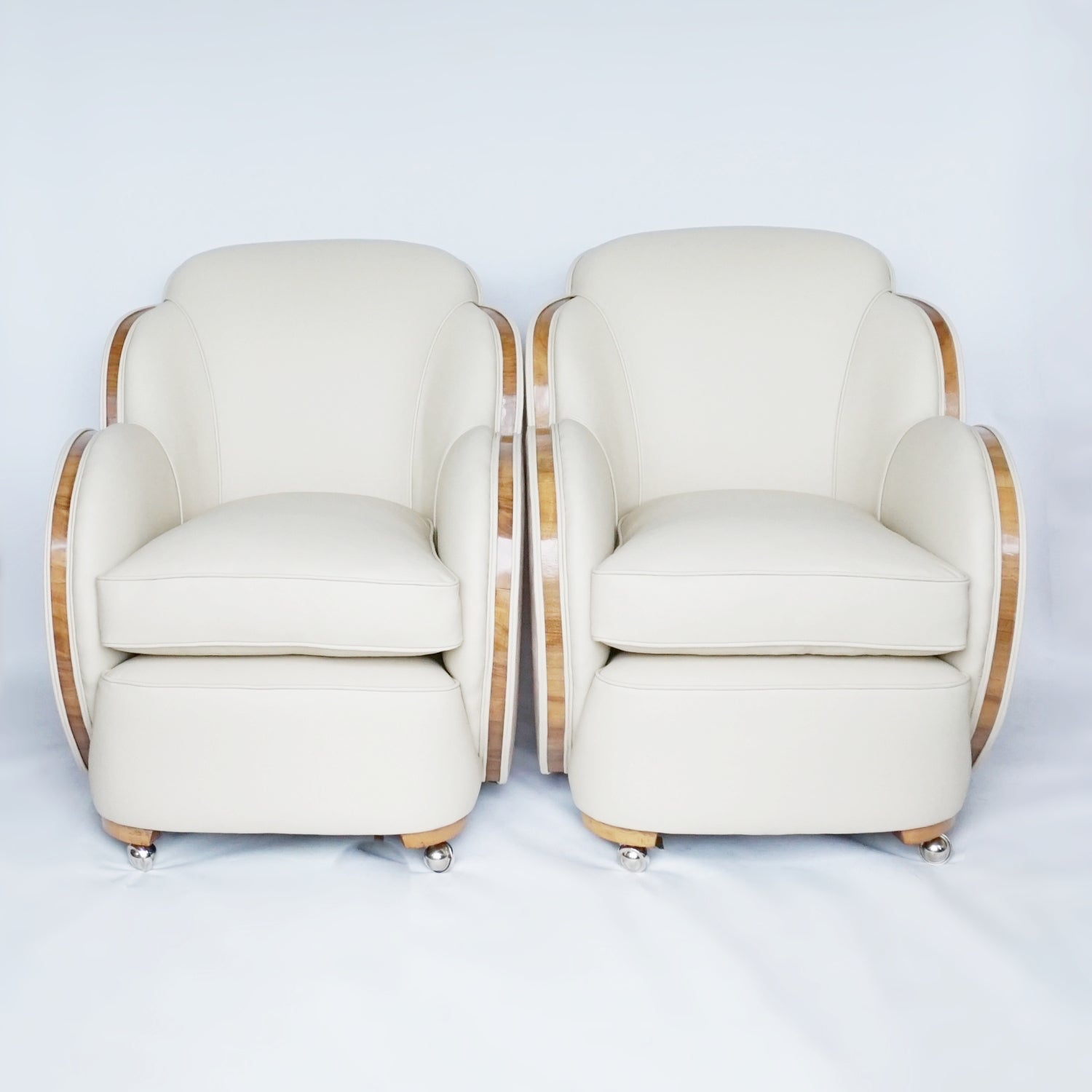 Art Deco Cloud Chairs by Harry & Lou Epstein - Art Deco Chairs - Jeroen Markies Art Deco