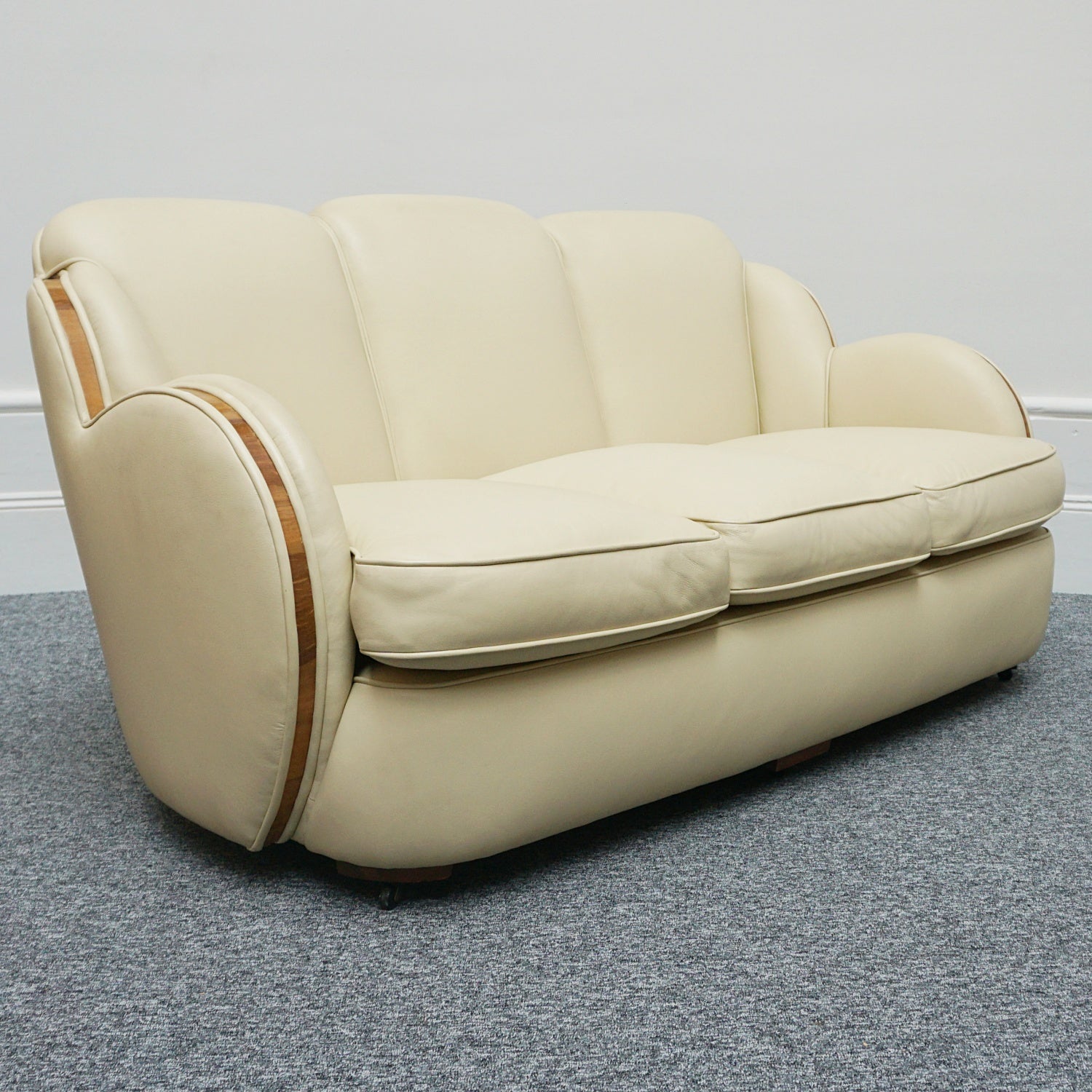 Art Deco Three Piece Cloud Suite by Harry & Lou Epstein Circa 1930 - Jeroen Markies Art Deco