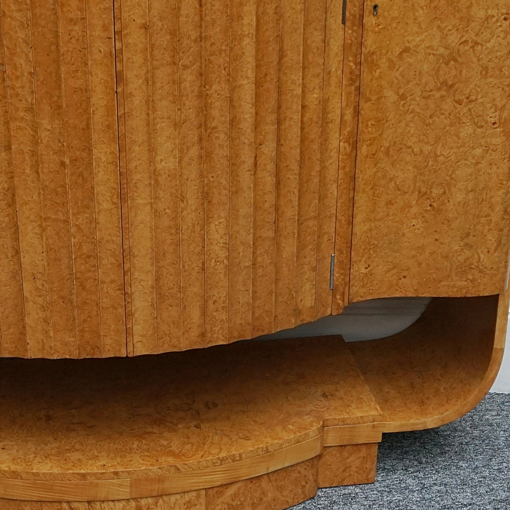 Vintage Art Deco Walnut Cocktail Bar Cabinet Drinks - Jeroen Markies Art Deco