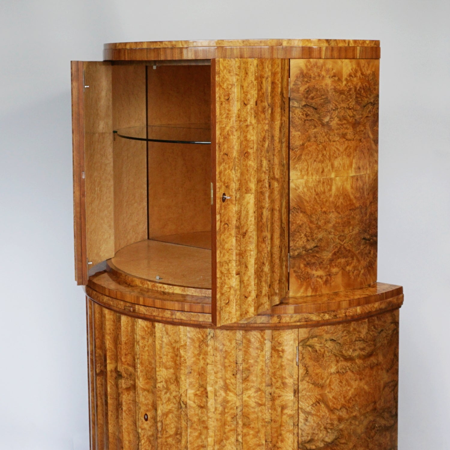 Art Deco Cocktail Cabinet by Harry & Lou Epstein English Circa 1930 Drinks Cabinet Jeroen Markies Art Deco