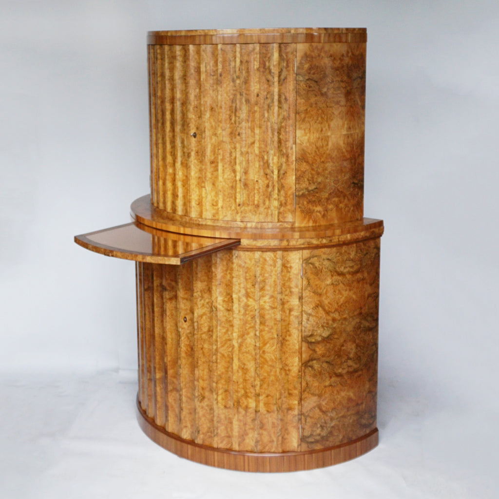 Art Deco Cocktail Cabinet by Harry & Lou Epstein English Circa 1930 Drinks Cabinet Jeroen Markies Art Deco