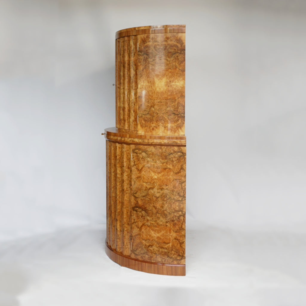 Art Deco Cocktail Cabinet by Harry & Lou Epstein English Circa 1930 Drinks Cabinet Jeroen Markies Art Deco