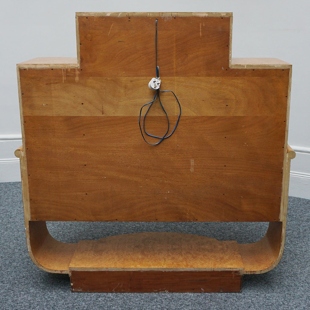 Vintage Art Deco Walnut Cocktail Bar Cabinet Drinks - Jeroen Markies Art Deco