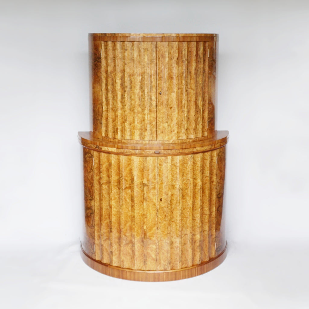 Art Deco Cocktail Cabinet by Harry & Lou Epstein English Circa 1930 Drinks Cabinet Jeroen Markies Art Deco