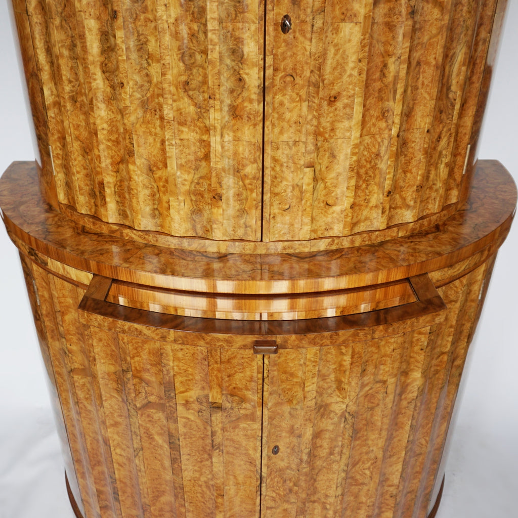 Art Deco Cocktail Cabinet by Harry & Lou Epstein English Circa 1930 Drinks Cabinet Jeroen Markies Art Deco