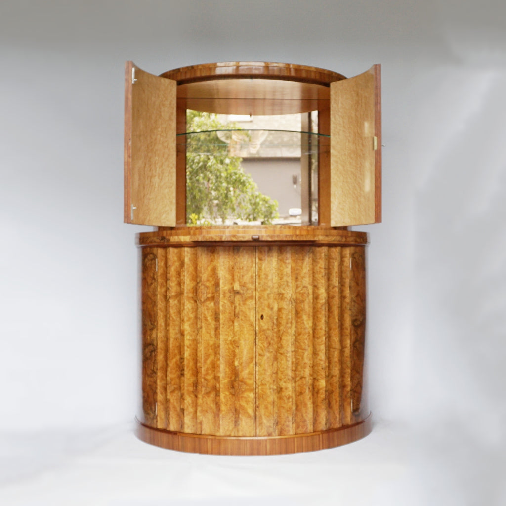 Art Deco Cocktail Cabinet by Harry & Lou Epstein English Circa 1930 Drinks Cabinet Jeroen Markies Art Deco
