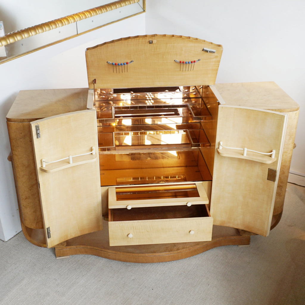 An Art Deco Cocktail Sideboard by Harry & Lou Epstein English, Circa 1935 Jeroen Markies Art Deco