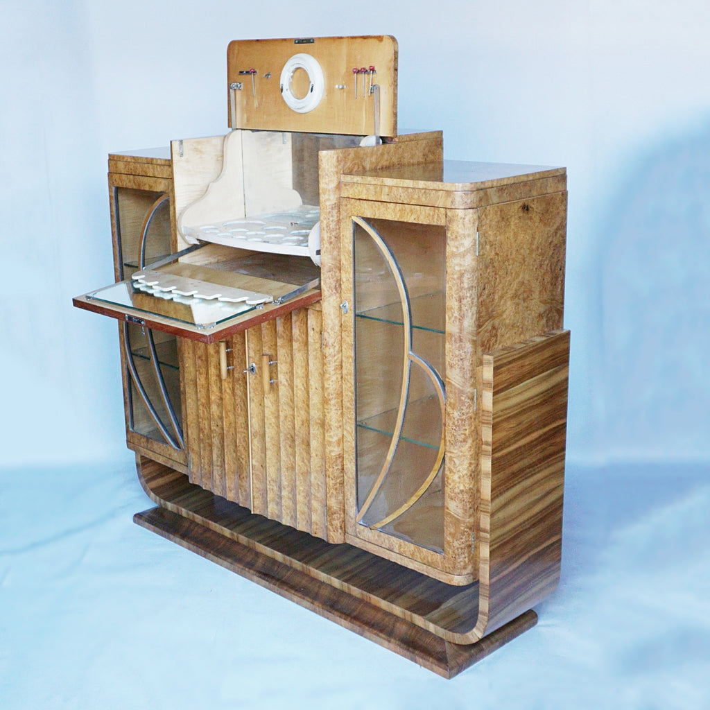 Art Deco Cocktail Cabinet by Harry & Lou Epstein - Vintage Cocktail Cabinet - Jeroen Markies Art Deco