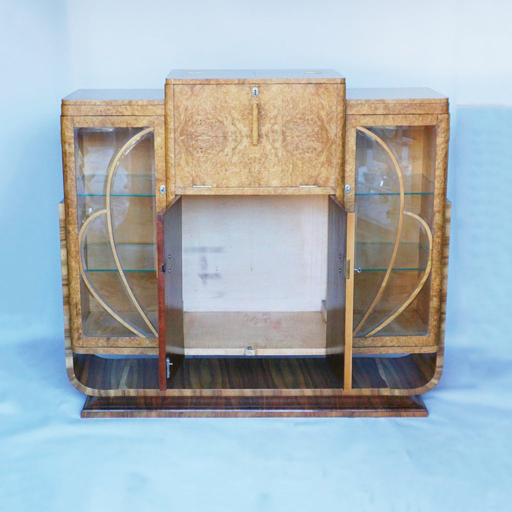 Art Deco Cocktail Cabinet by Harry & Lou Epstein - Vintage Cocktail Cabinet - Jeroen Markies Art Deco