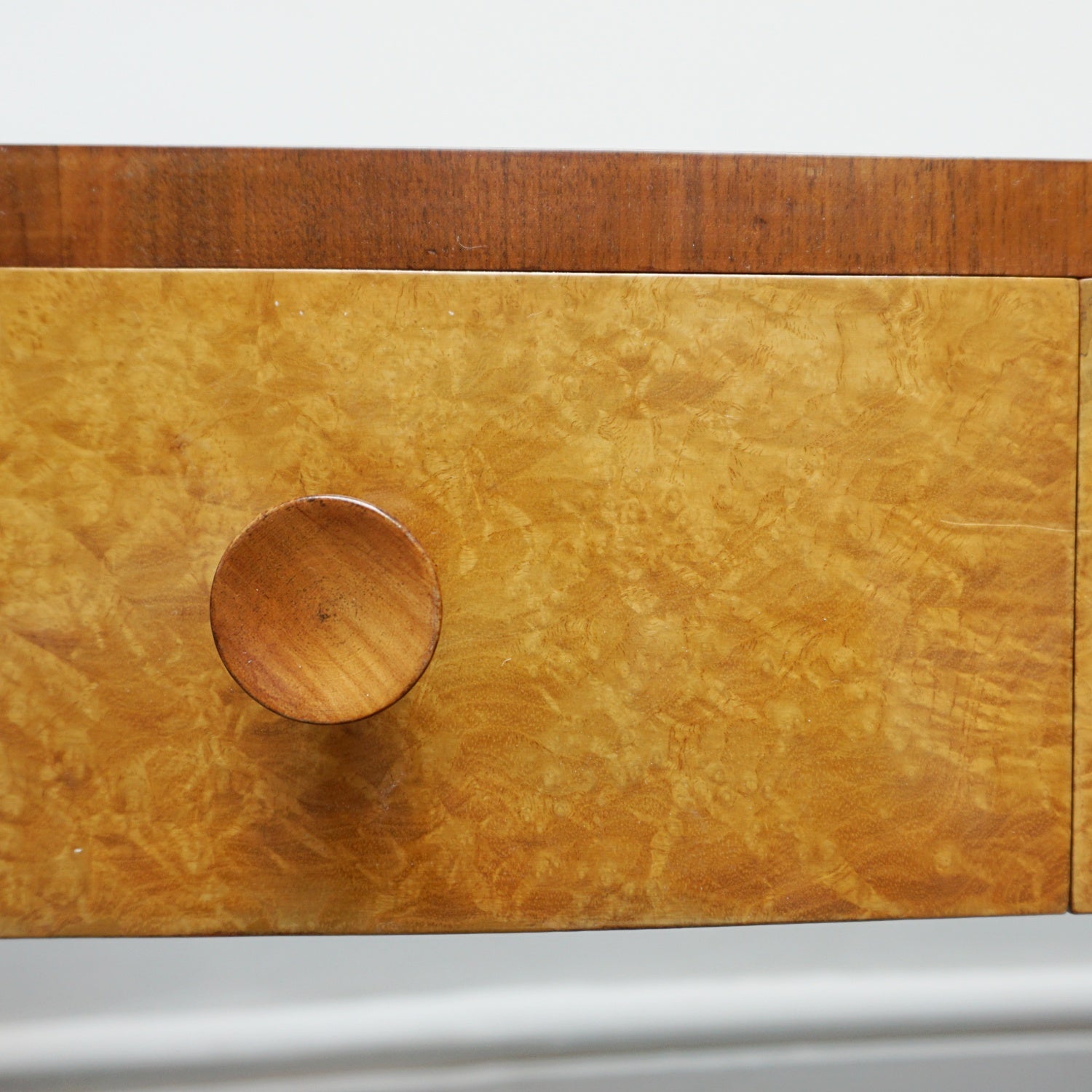 A Vintage Art Deco Burr Walnut Console Table by Harry & Lou Epstein English 1930's - Jeroen Markies Art Deco