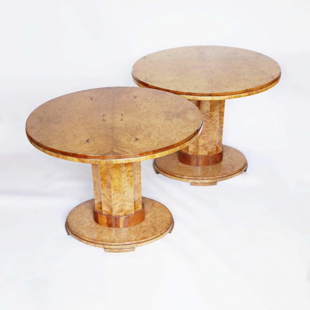 Harry & Lou Epstein Pair of Centre Tables - Vintage 20th Century Furniture - Jeroen Markies Art Deco 