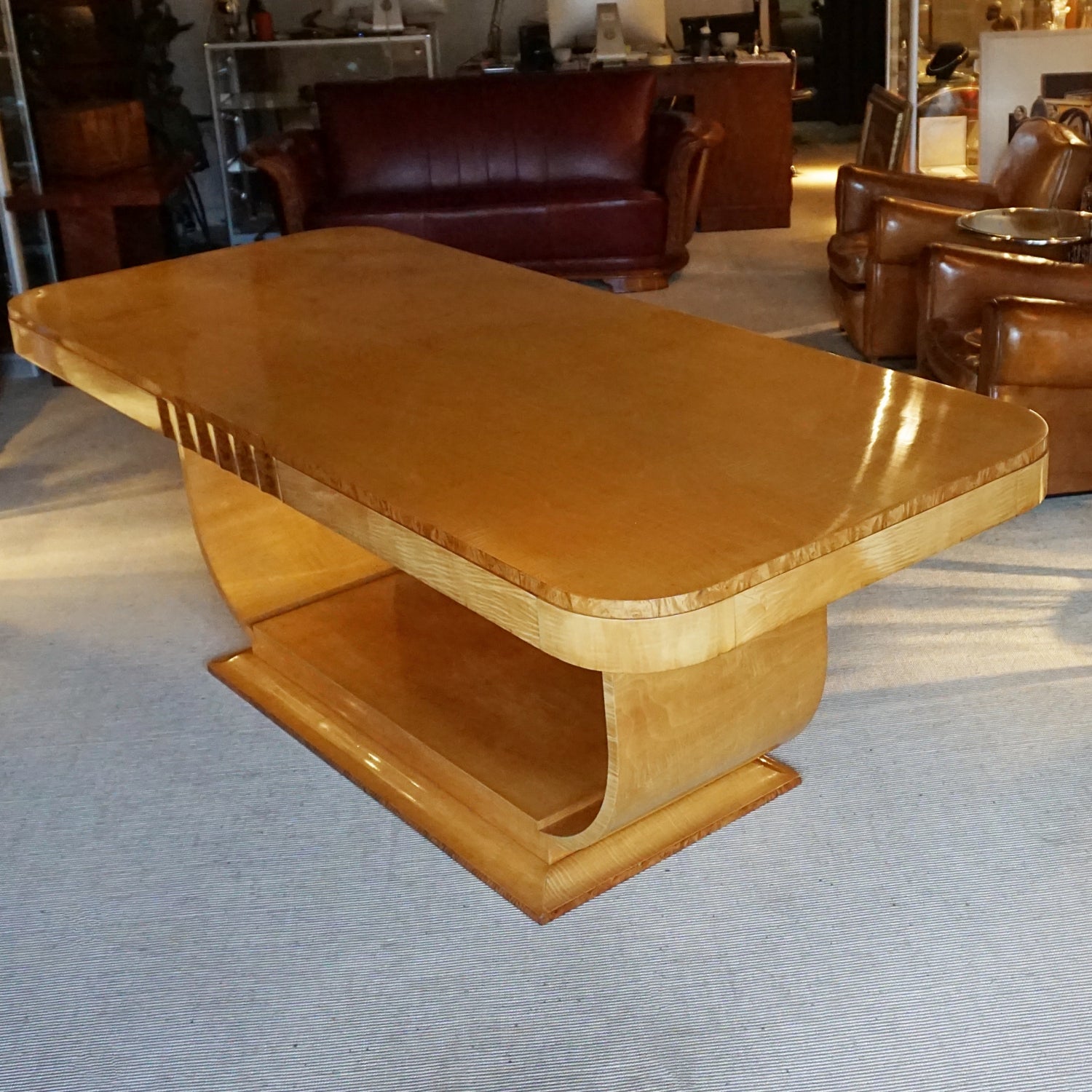 Harry & Lou Epstein Art Deco Six Seat Dining Suite Art Deco 1930's - Jeroen Markies Art Deco