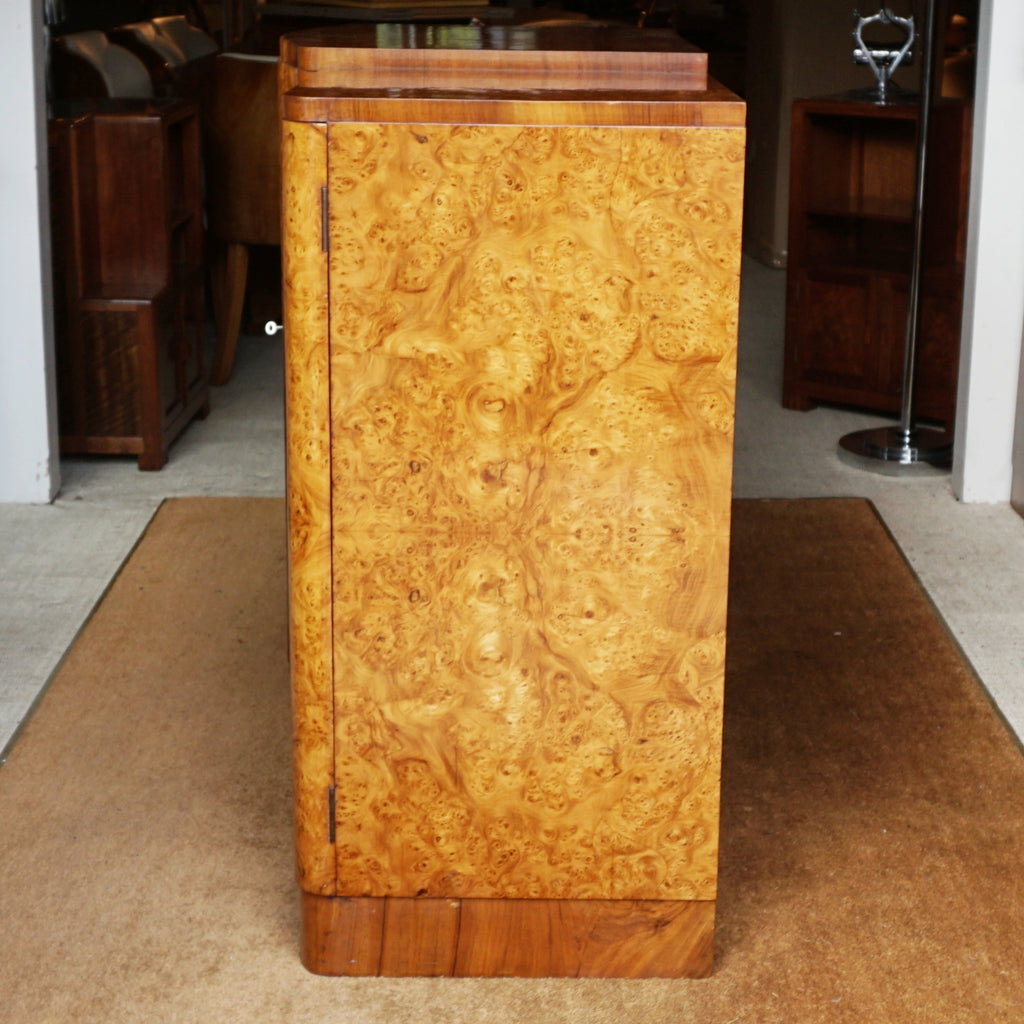 Art Deco Sideboard - Burr Walnut - Harry & Lou Epstein - Jeroen Markies Art Deco