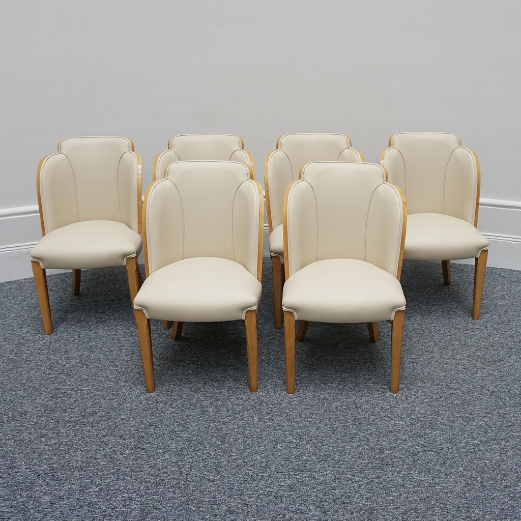 Art Deco Six Seat Dining Suite by Harry & Lou Epstein English, Circa 1930 - Jeroen Markies Art Deco