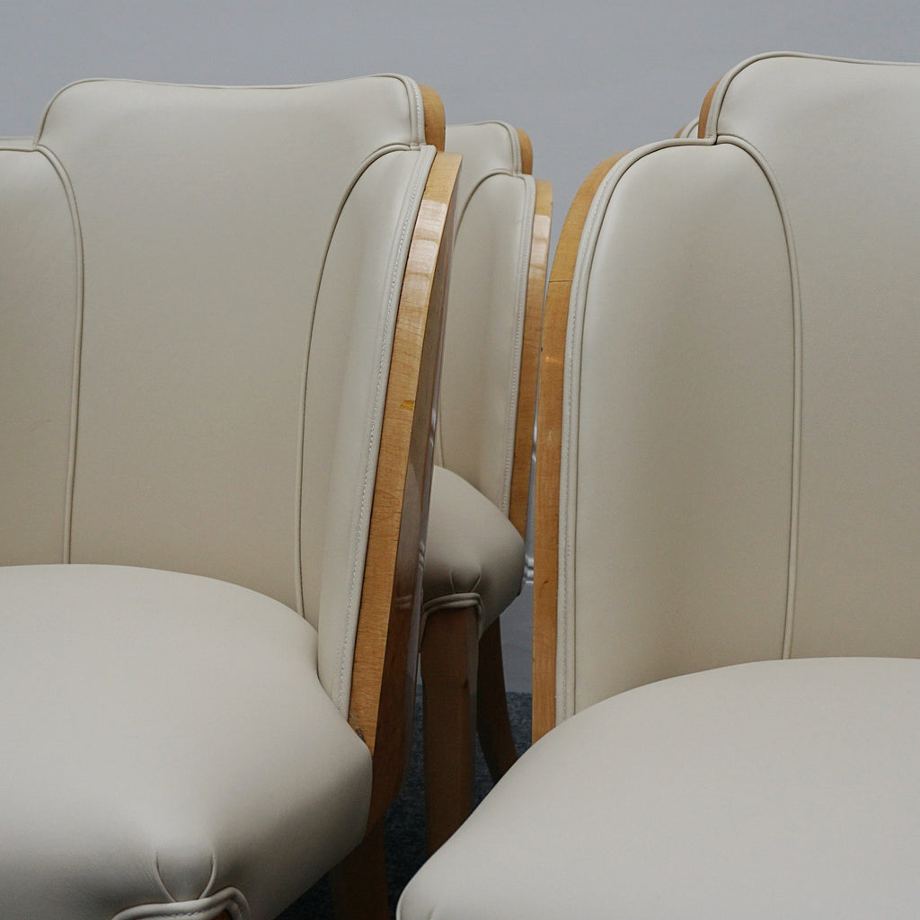 Art Deco Six Seat Dining Suite by Harry & Lou Epstein English, Circa 1930 - Jeroen Markies Art Deco