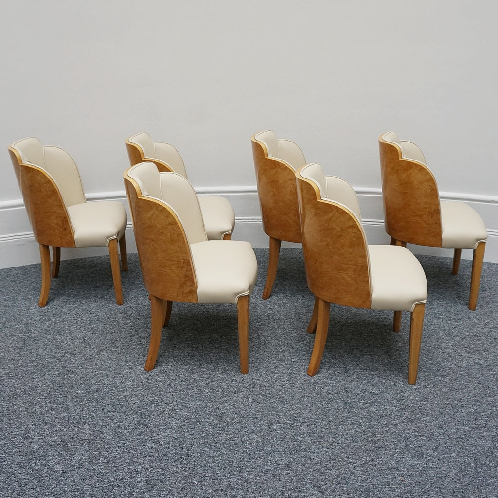 Art Deco Six Seat Dining Suite by Harry & Lou Epstein English, Circa 1930 - Jeroen Markies Art Deco