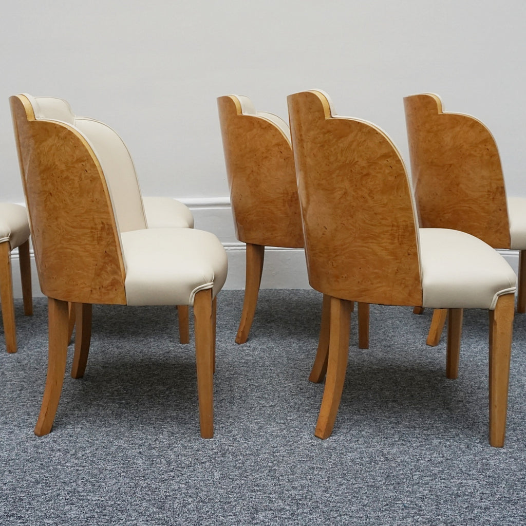 Art Deco Six Seat Dining Suite by Harry & Lou Epstein English, Circa 1930 - Jeroen Markies Art Deco