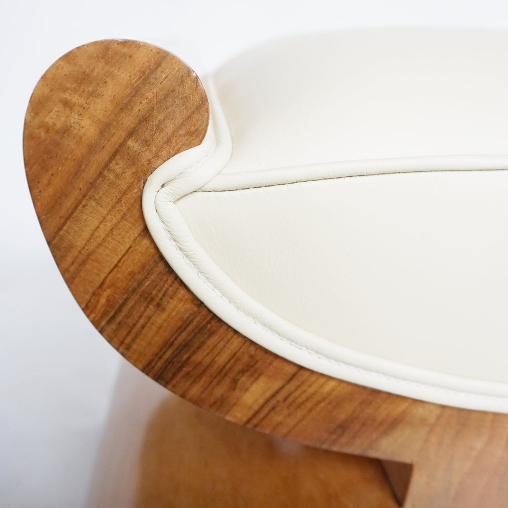 Art Deco X-Framed Stool by Harry & Lou Epstein - Jeroen Markies Art Deco