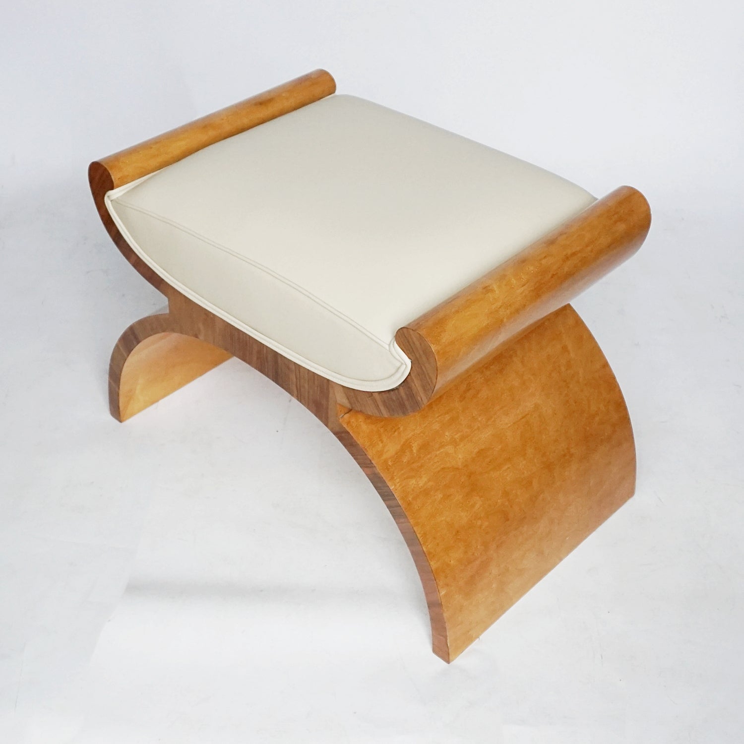 Art Deco X-Framed Stool by Harry & Lou Epstein - Jeroen Markies Art Deco