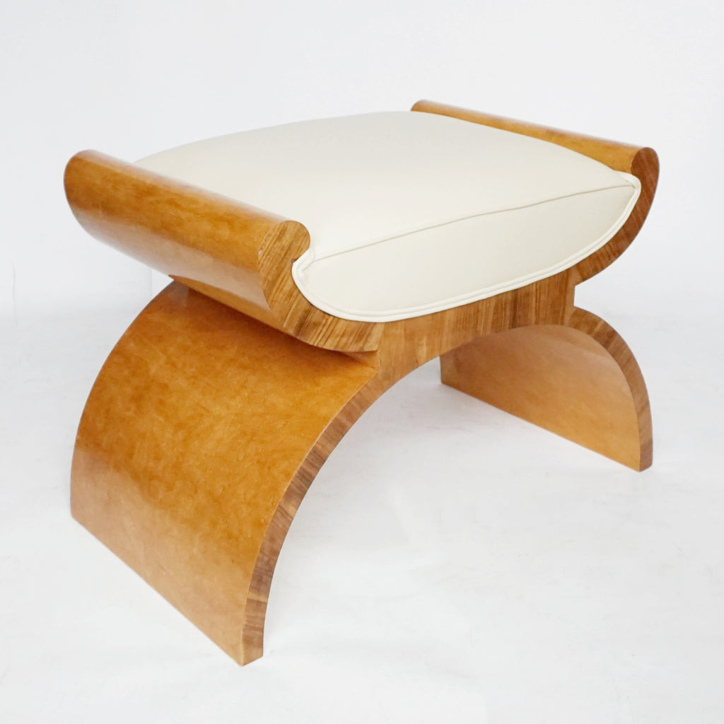 Art Deco X-Framed Stool by Harry & Lou Epstein - Jeroen Markies Art Deco