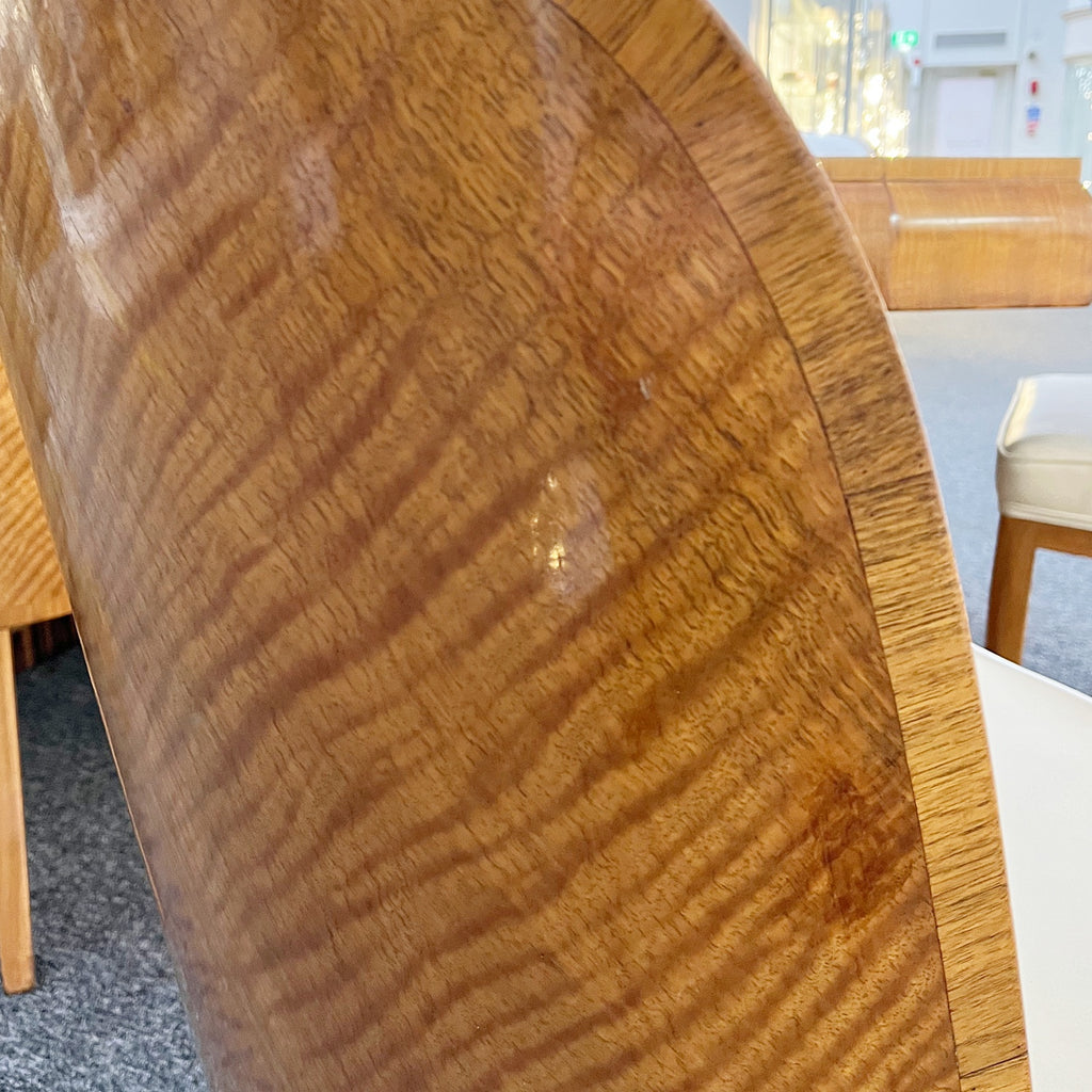 Vintage 1930's Art Deco 8 Seater Dining Suite-Burr walnut -Maurice Adams- Jeroen Markies Art Deco