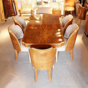 Art Deco 6 Seat Dining Suite