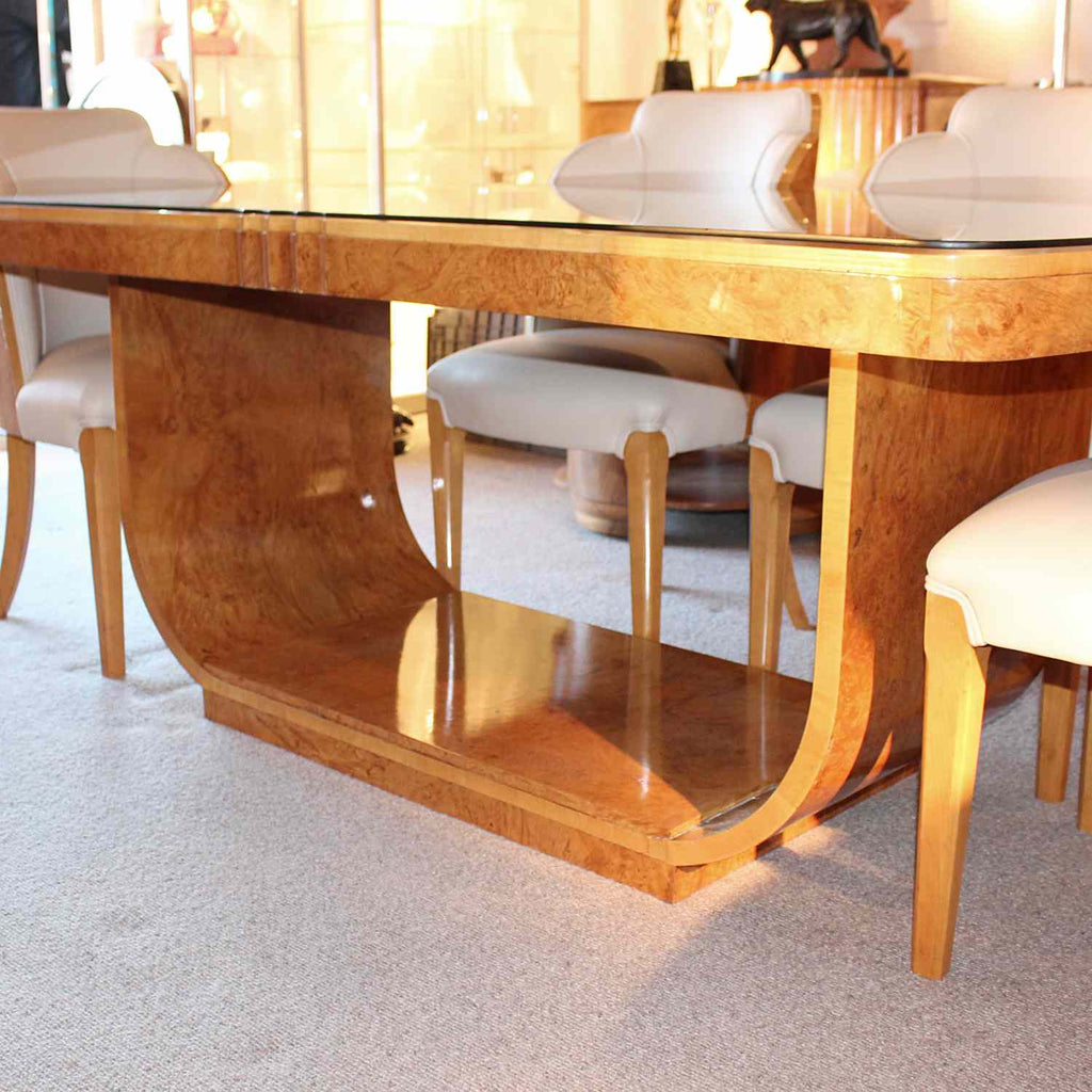 Epstein Art Deco dining table and chairs