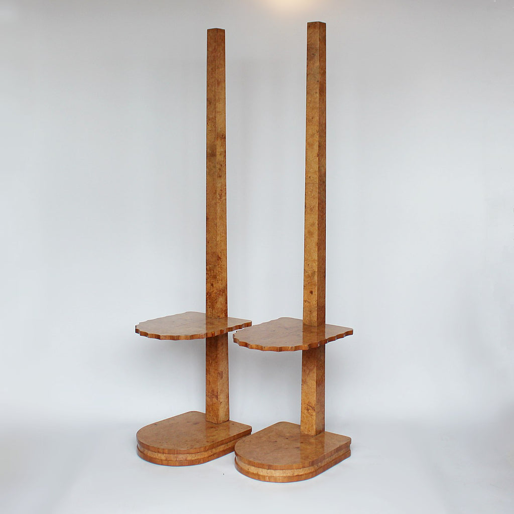 Epstein Art Deco side table floor lamps circa 1930