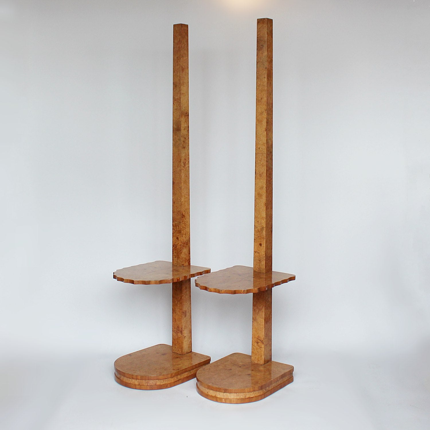 Epstein Art Deco side table floor lamps circa 1930