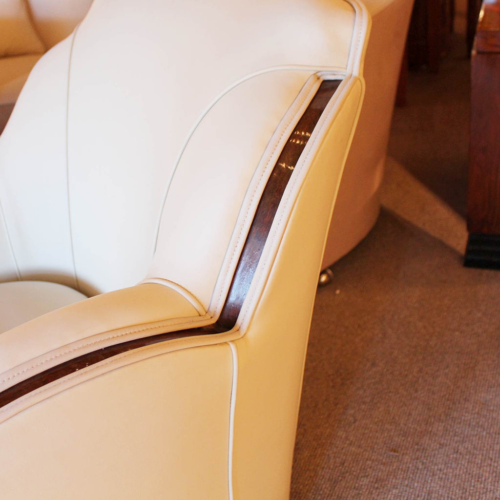 A pair of Art Deco cloud chairs by Harry & Lou Epstein circa 1930