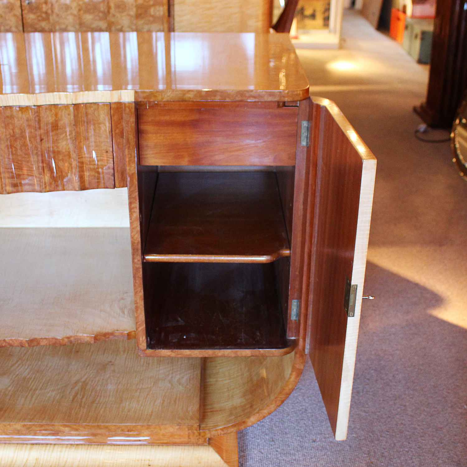 Epstein Art Deco console table circa 1930