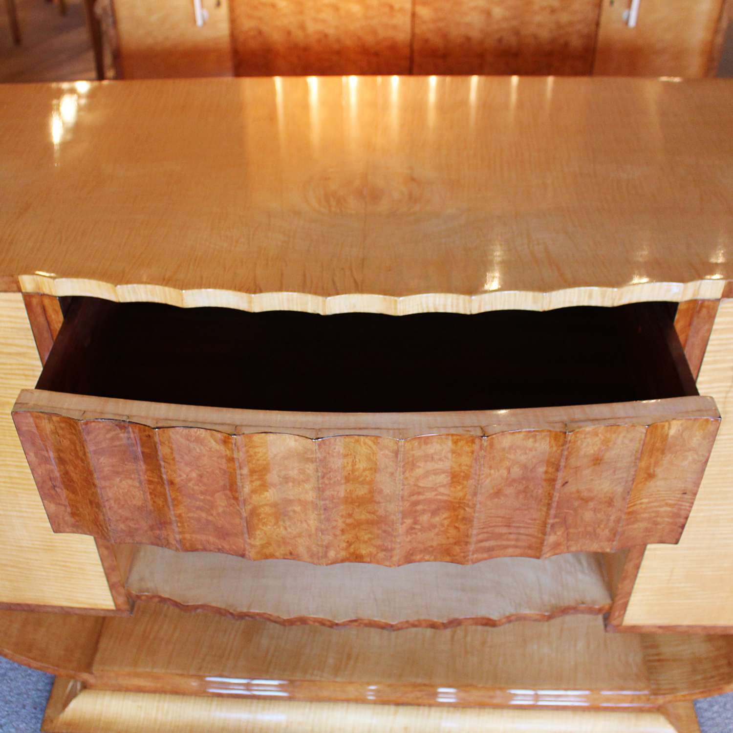 Epstein Art Deco console table circa 1930