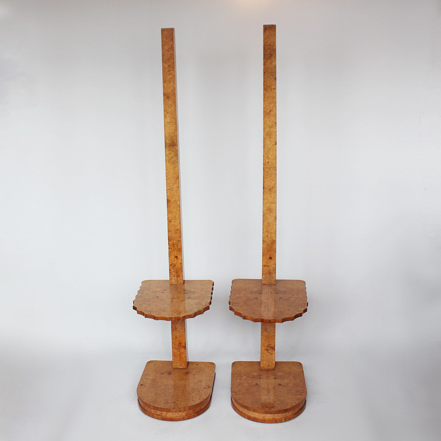 Epstein Art Deco side table floor lamps circa 1930